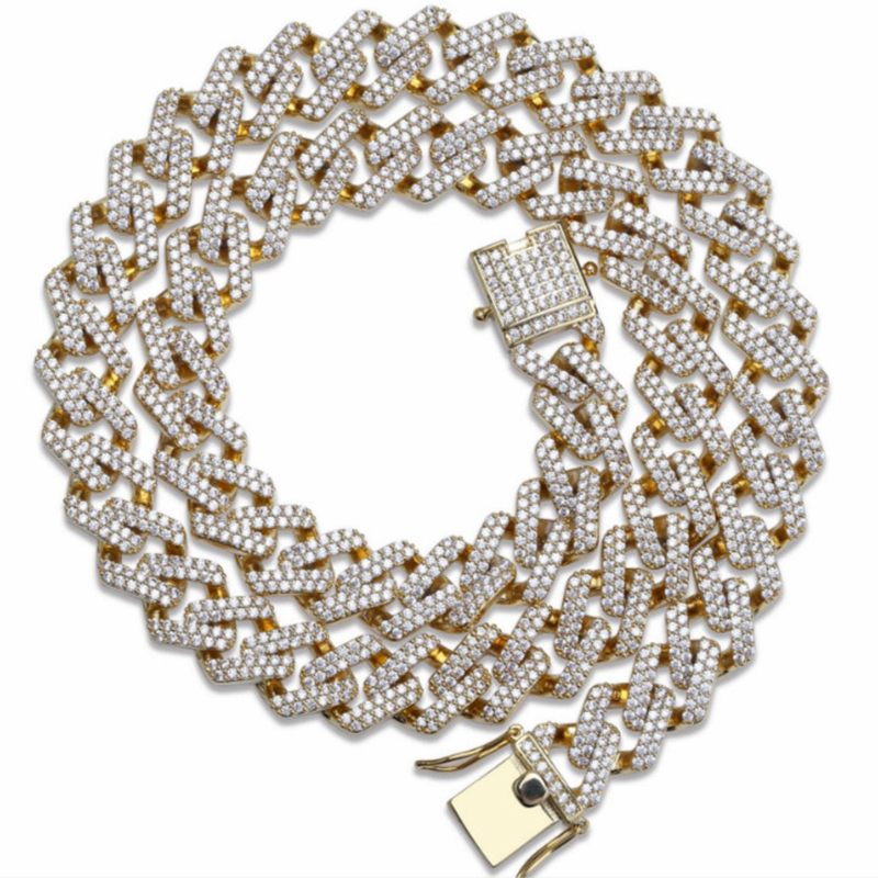 Collar de menta de estilo hot-hop de hip-hop